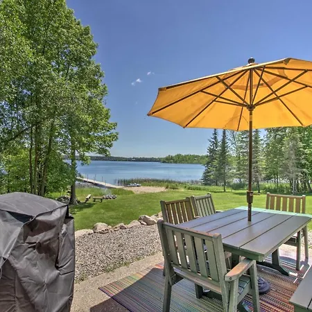 Lakefront Hackensack Cabin With Patio And Grill!